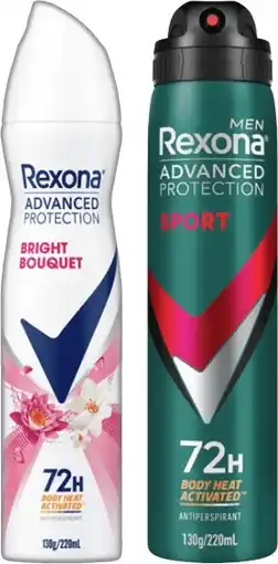 IGA Rexona Advanced Protection Antiperspirant Spray Selected Varieties offer