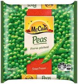 IGA McCain Farm Picked Peas offer