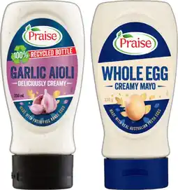 IGA Praise Mayonnaise or Aioli offer