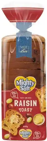 IGA Mighty Soft Raisin Toast offer