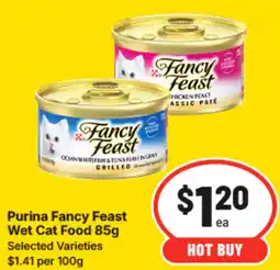 IGA Purina Fancy Feast Wet Cat Food offer