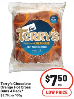 IGA Terry's Chocolate Orange Hot Cross Buns offer
