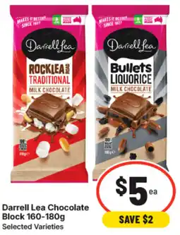 IGA Darrell Lea Chocolate Block offer