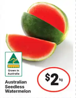 IGA Australian Seedless Watermelon offer
