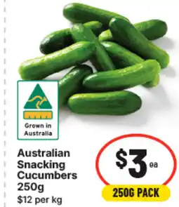 IGA Australian Snacking Cucumbers offer