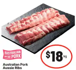 IGA Australian Pork Aussie Ribs offer