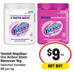 IGA Vanish Napisan Oxi Action Stain Remover offer