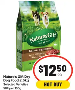 IGA Nature's Gift Dry Dog Food offer