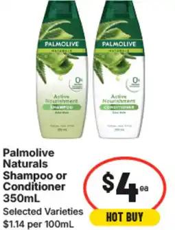 IGA Palmolive Naturals Shampoo or Conditioner offer