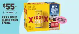 IGA Xxxx gold block cans offer