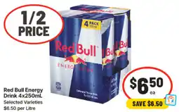 IGA Red Bull Energy Drink offer