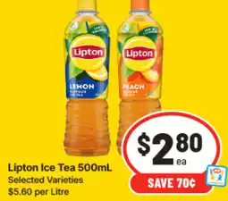 IGA Lipton Ice Tea offer