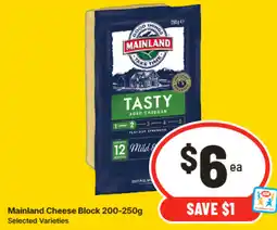 IGA Mainland Cheese Block offer