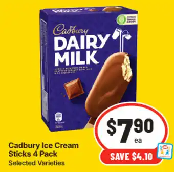 IGA Cadbury Ice Cream Sticks offer