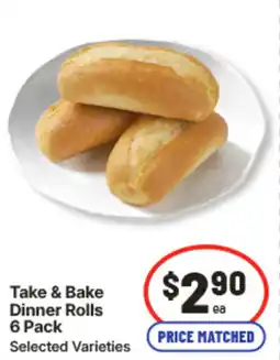 IGA Take & Bake Dinner Rolls offer