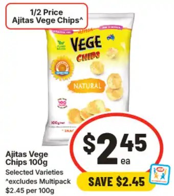 IGA Ajitas Vege Chips offer