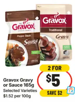 IGA Gravox Gravy or Sauce offer