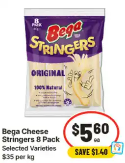 IGA Bega Cheese Stringers offer
