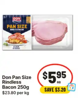 IGA Don Pan Size Rindless Bacon offer