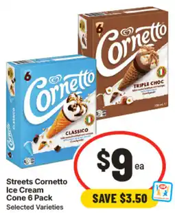 IGA Streets Cornetto Ice Cream Cone offer