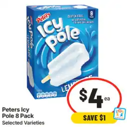IGA Peters Icy Pole offer