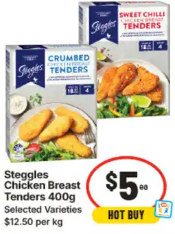 IGA Steggles Chicken Breast Tenders offer