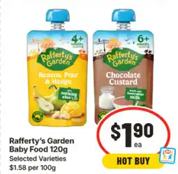 IGA Rafferty's Garden Baby Food offer