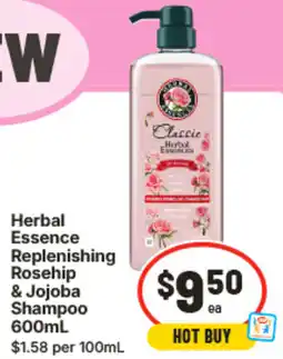 IGA Herbal Essence Replenishing Rosehip & Jojoba Shampoo offer
