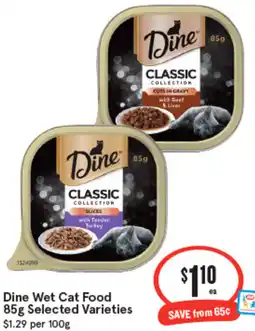 IGA Dine Wet Cat Food offer