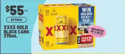 IGA Xxxx gold block cans offer