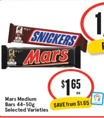 IGA Mars Medium Bars offer