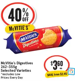 IGA McVitie's Digestives offer