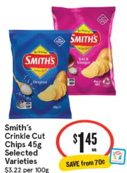 IGA Smith's Crinkle Cut Chips offer