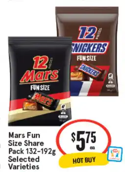 IGA Mars Fun Size Share Pack offer