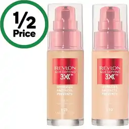 Woolworths Revlon Age Defying 3X Foundation SPF 25 offer
