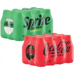 Woolworths Coca-Cola Classic, Zero Sugar or Sprite Soft Drink Varieties 12 x 300ml offer