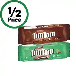 Woolworths Arnott’s Tim Tam Chocolate Biscuits – Excludes Arnott’s Tim Tam Deluxe 175g offer