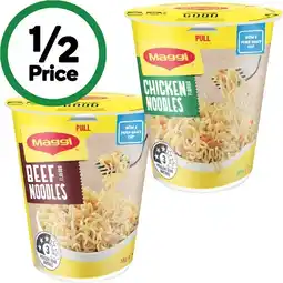 Woolworths Maggi Noodles Cups offer