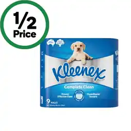 Woolworths Kleenex Complete Clean Toilet Tissue offer