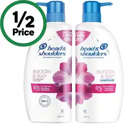 Woolworths Head & Shoulders Anti Dandruff Shampoo or Conditioner 660ml offer