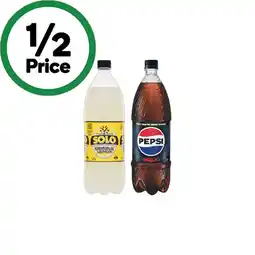 Woolworths Pepsi, Solo, Sunkist or Mountain Dew Soft Drink Varieties 1.25 Litre offer