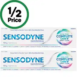 Woolworths Sensodyne Complete Care Toothpaste offer