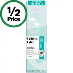 Woolworths White Glo Professional Whitening Toothpaste offer