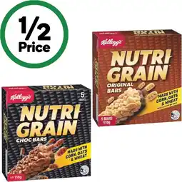 Woolworths Kellogg’s Nutri-Grain Bars offer