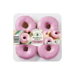 Woolworths Woolworths Strawberry, Chocolate, Caramel or Jam Donut Varieties Pk 4 offer