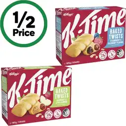Woolworths Kellogg’s K-Time Baked Twists offer