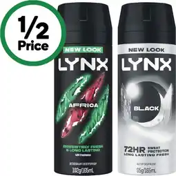 Woolworths Lynx Deodorant Body Spray offer