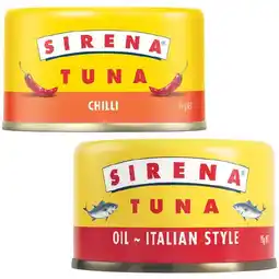 Woolworths Sirena Tuna offer