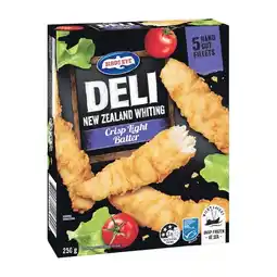 Woolworths Birds Eye Deli Fish or Snacking Varieties 225-250g – From the Freezer offer