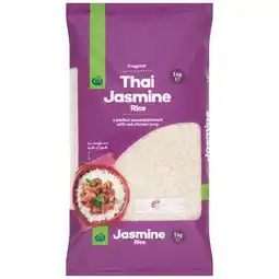 Woolworths Woolworths Jasmine Rice offer
